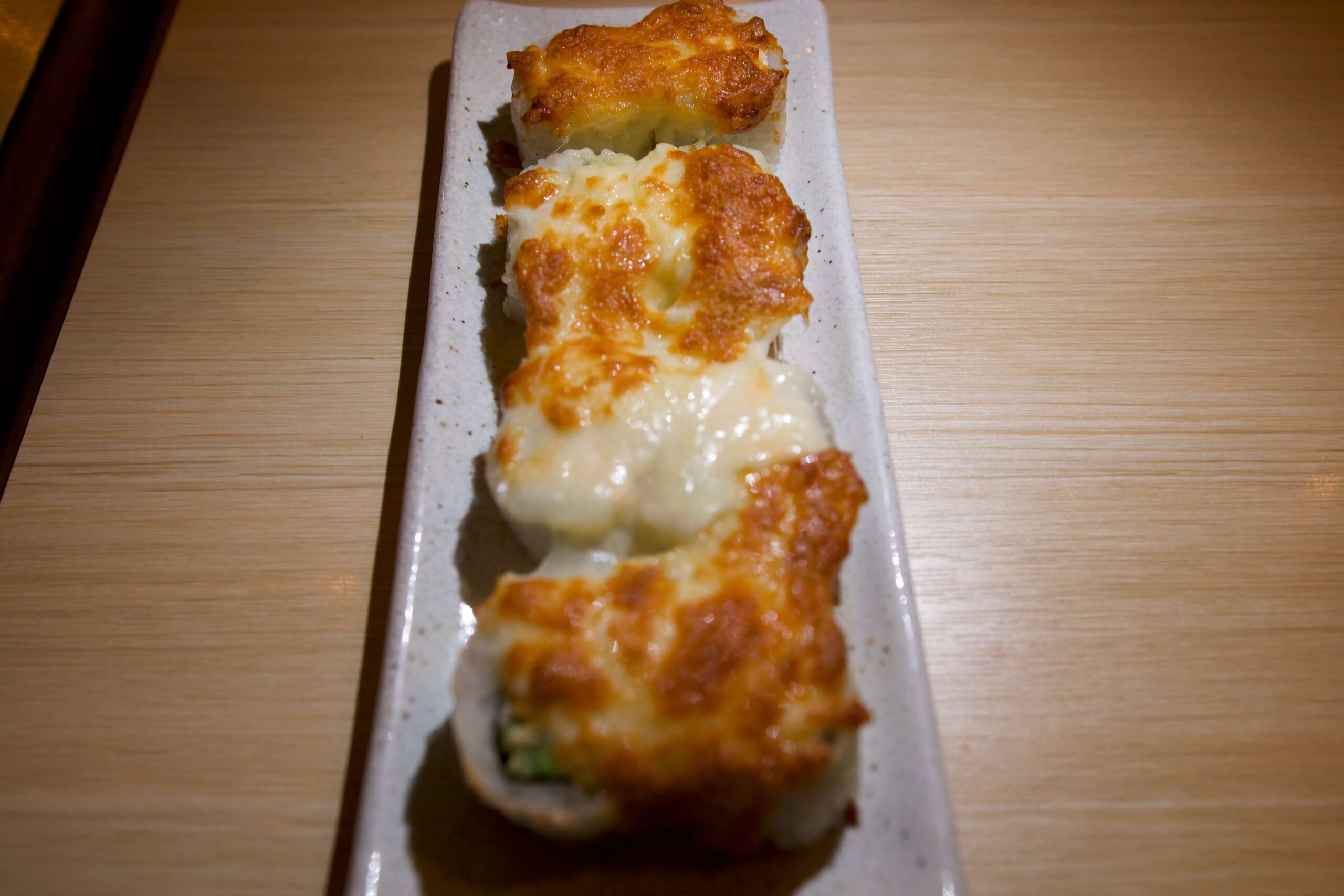 California roll inspired pizza roll